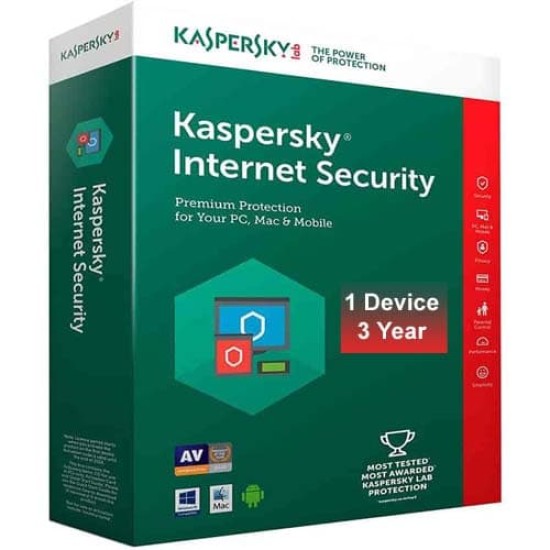 Kaspersky Internet Security 1 PC 3 Year