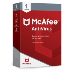 McAfee Antivirus 1 Pc 1 Year