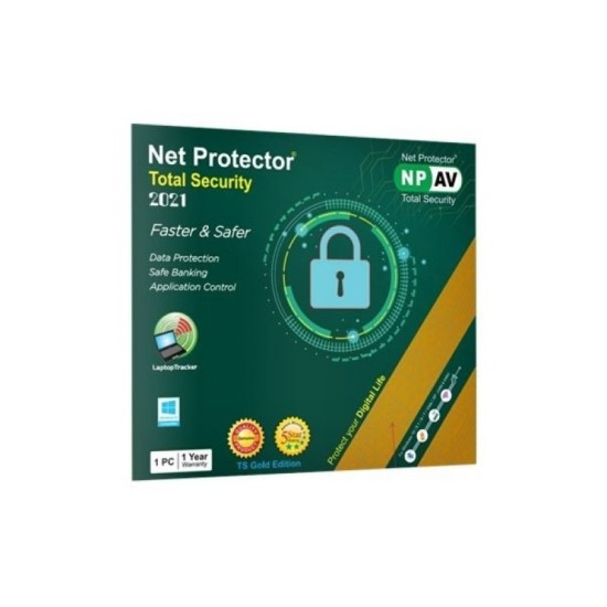 Net Protector Total Security ( NPAV ) Gold Edition 1 PC 1 Year