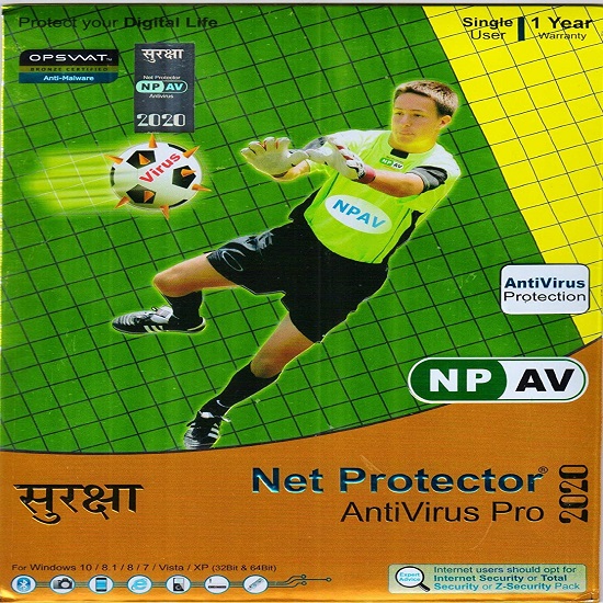 Net Protector Antivirus Pro 1 PC 1 Year
