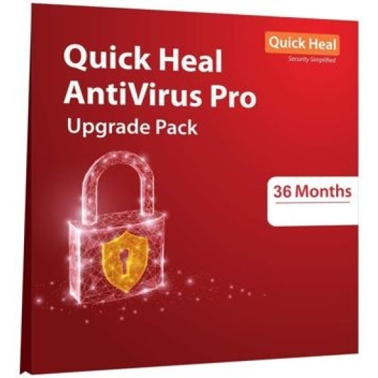 Renewal Quick Heal Antivirus Pro 1 PC 3 Year