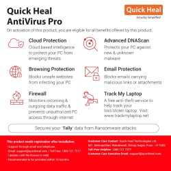 Quick Heal Antivirus Pro 1 PC 1 Year