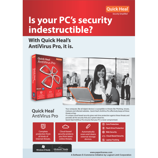 Quick Heal Antivirus Pro 1 PC 1 Year