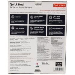 Quick Heal Antivirus For Server 1 Year