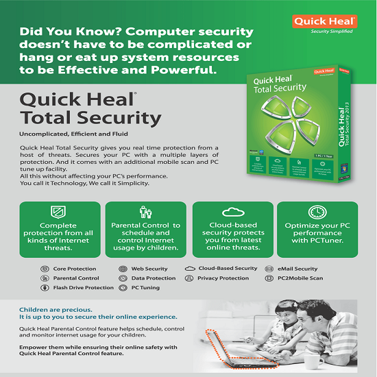 Quick Heal Total Security 1 PC 3 Year